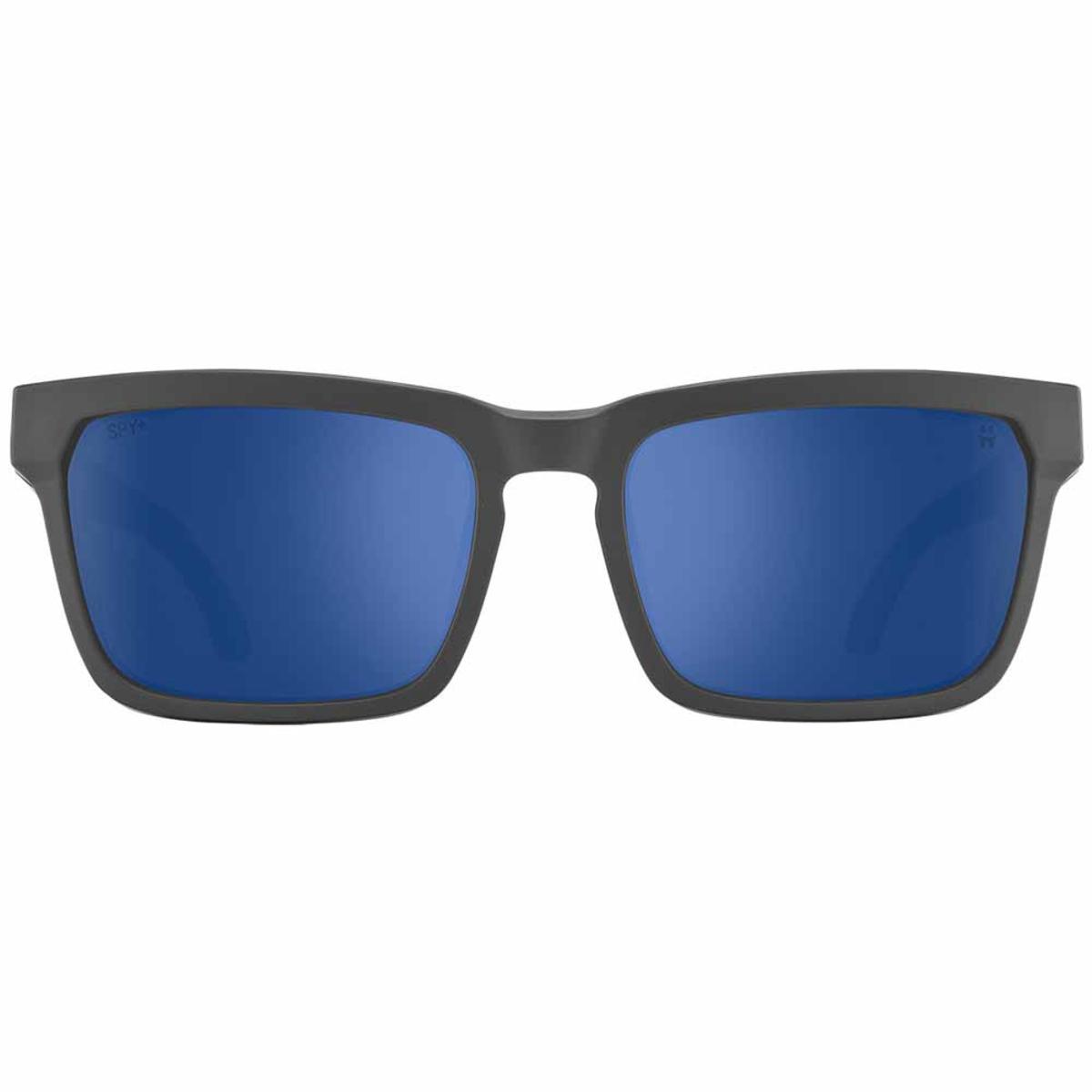  Spy Optic Helm Tech Matte Dark Gray - Happy Gray Green Polar With Black Spectra Mirror