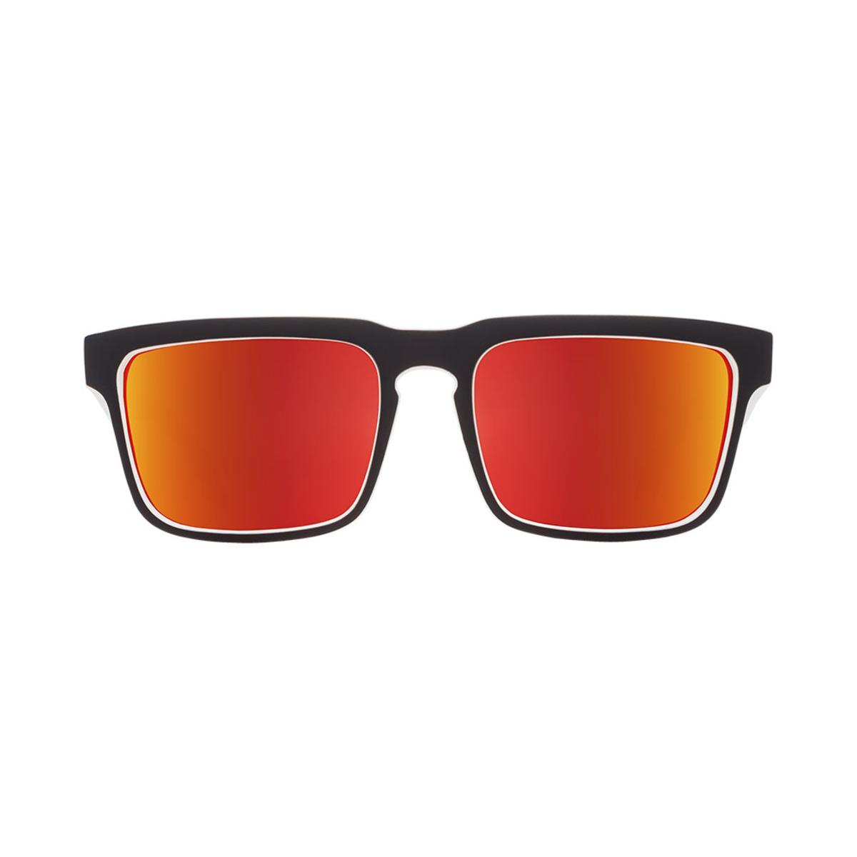  Spy Optic Helm Whitewall - HD Plus Gray Green With Red Spectra Mirror