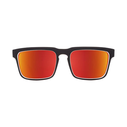  Spy Optic Helm Whitewall - HD Plus Gray Green With Red Spectra Mirror