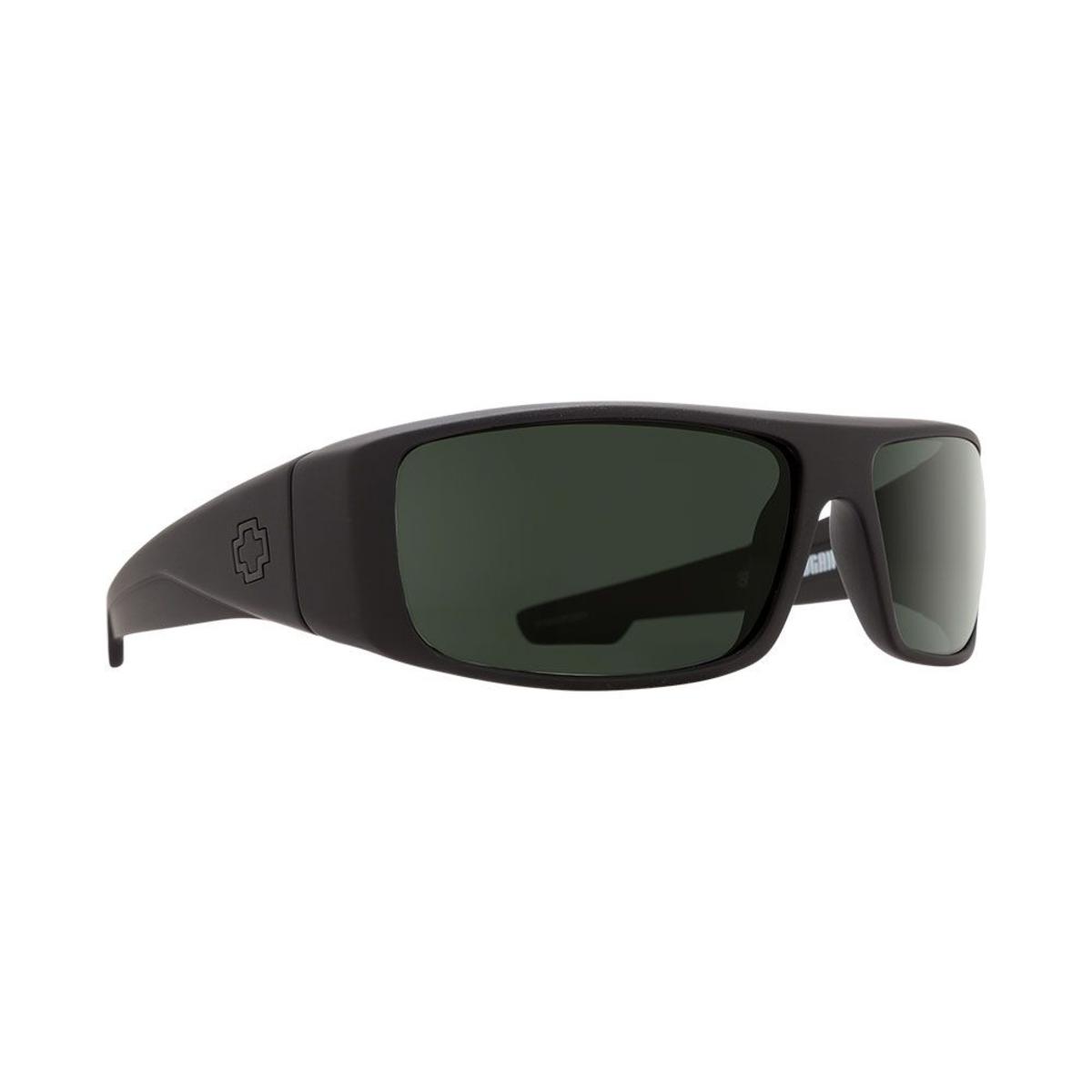  Spy Optic Logan Soft Matte Black - Happy Gray Green Polar