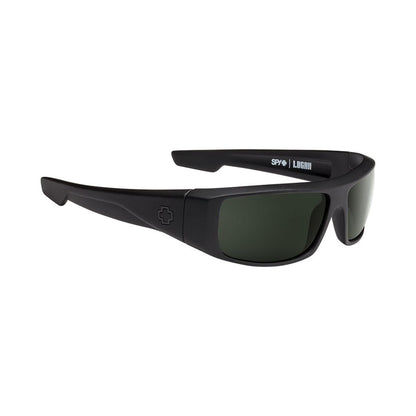  Spy Optic Logan Soft Matte Black - Happy Gray Green Polar