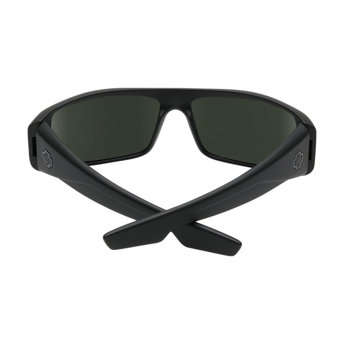  Spy Optic Logan Soft Matte Black - Happy Gray Green Polar