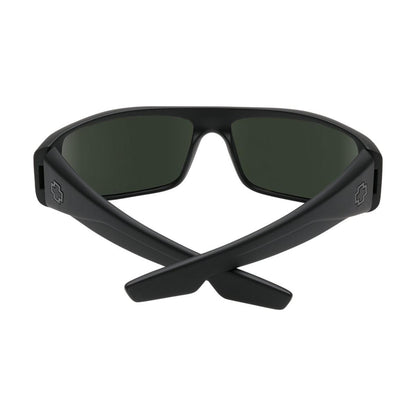  Spy Optic Logan Soft Matte Black - Happy Gray Green Polar