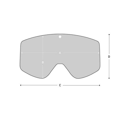  Spy Optic Marauder Elite Goggle Matte White - Happy Gray Green With Black Spectra Mirror