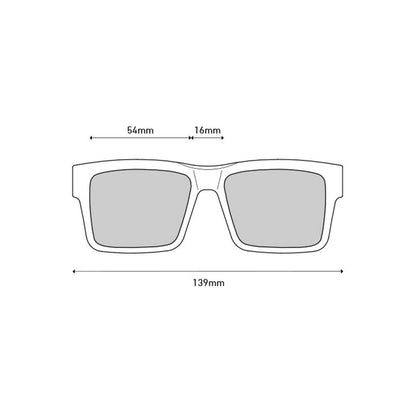  Spy Optic Montana Soft Matte Black - Happy Boost Polar Ice Blue Mirror
