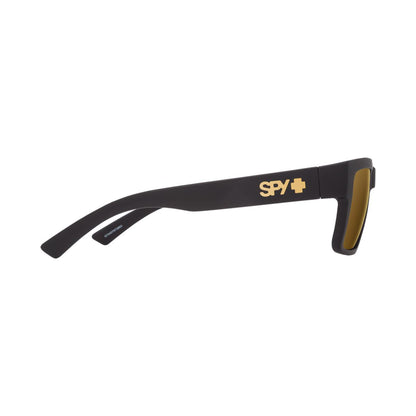  Spy Optic Montana Soft Matte Black - HD Plus Bronze With Gold Spectra Mirror