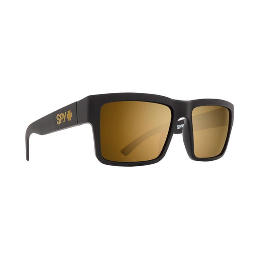  Spy Optic Montana Soft Matte Black - HD Plus Bronze With Gold Spectra Mirror
