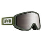  Spy Optic Woot Snow Goggle Colorblock Olive - HD Bronze W/Siliver Mirror + HD LL Persimmon