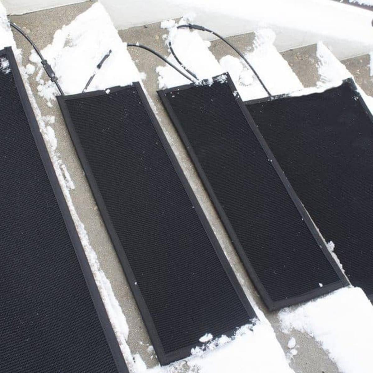  Summerstep Industrial Commercial Snow Melting Heated Stair Mat, 11x36. Power Cord Not Included, See Description
