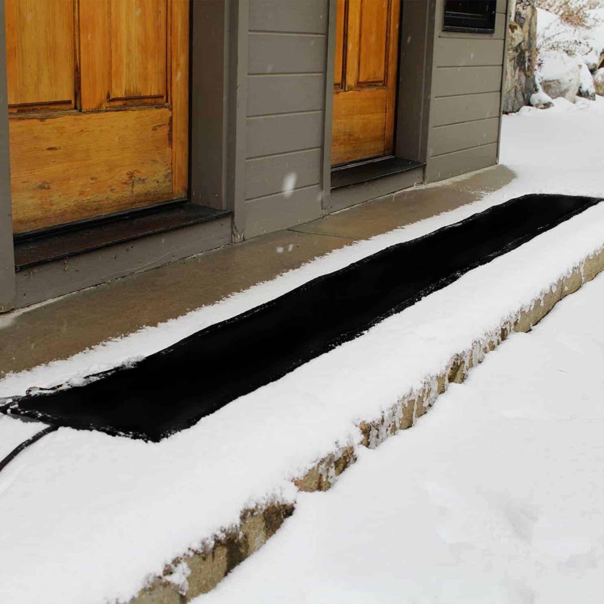  Summerstep Industrial Commercial Snow Melting Heated Walkway Mat, 36x60. Power Cord Not Included, See Description