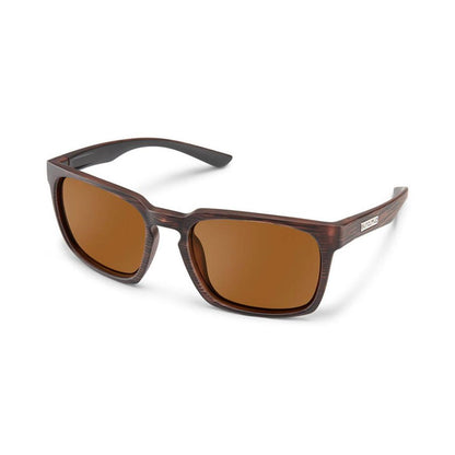  Suncloud Injection Hundo Polarized Brown Sunglasses - Burnished Brown Frame