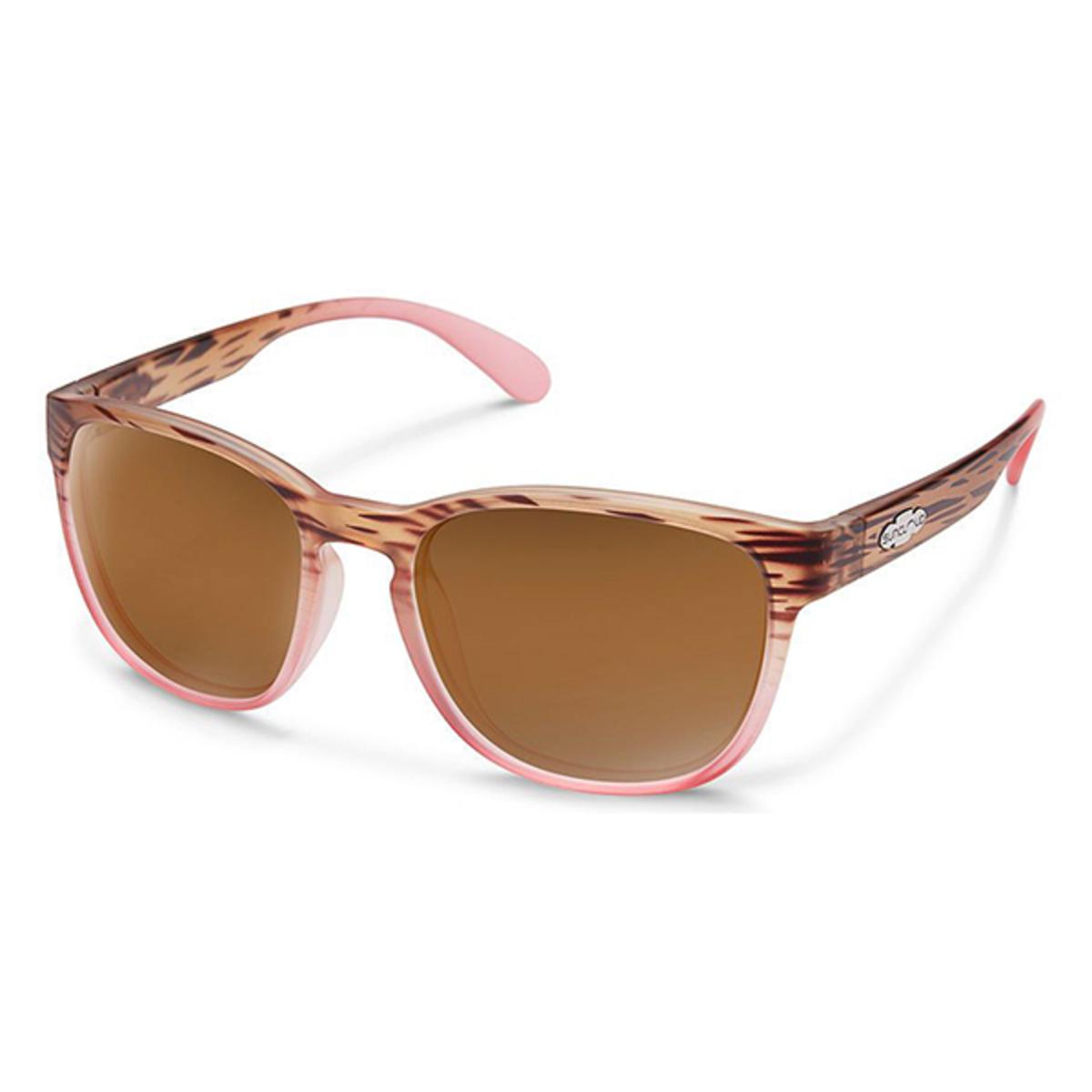  Suncloud Injection Loveseat MT Tortoise Pink Fade Polarized Brown Sunglasses