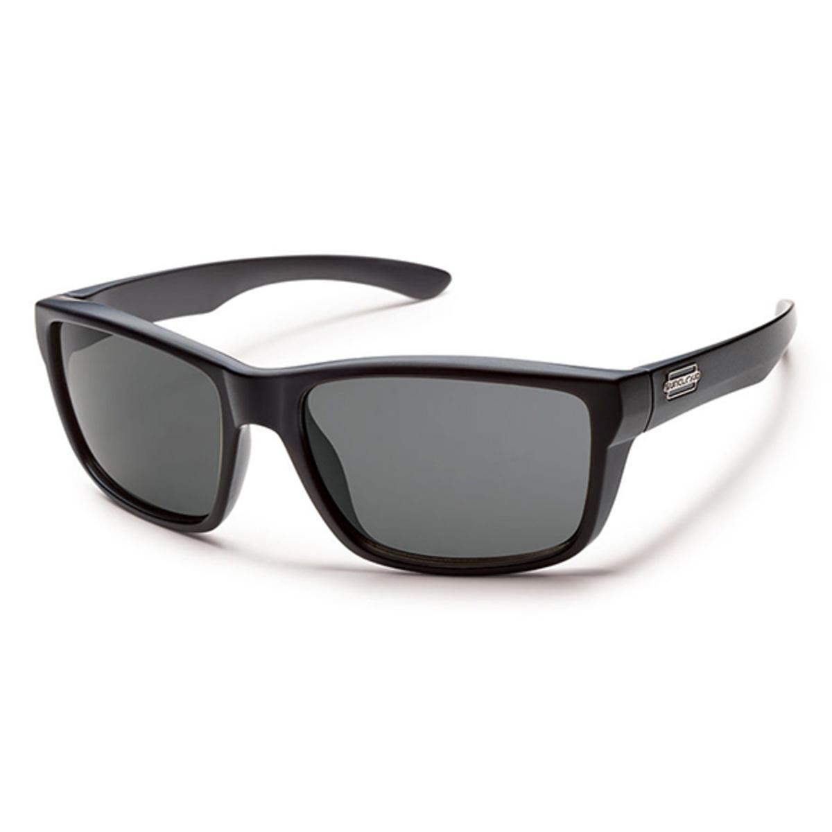  Suncloud Injection Mayor Matte Black Polarized Gray Sunglasses