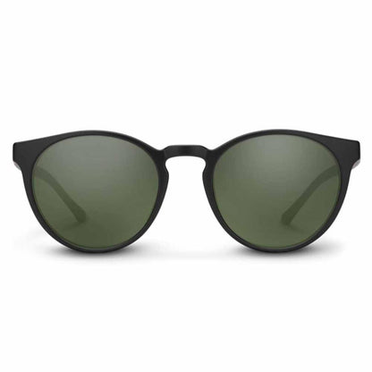  Suncloud Metric Polarized Gray Green Sunglasses - Matte Black Frame