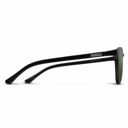  Suncloud Metric Polarized Gray Green Sunglasses - Matte Black Frame