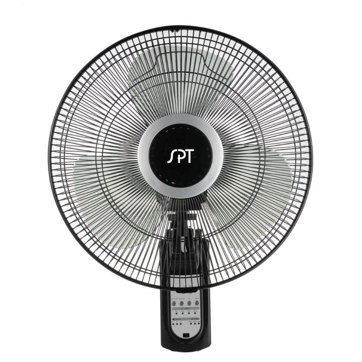  Sunpentown 16in Wall Mount Fan With Remote Control