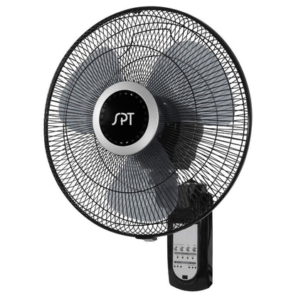  Sunpentown 16in Wall Mount Fan With Remote Control