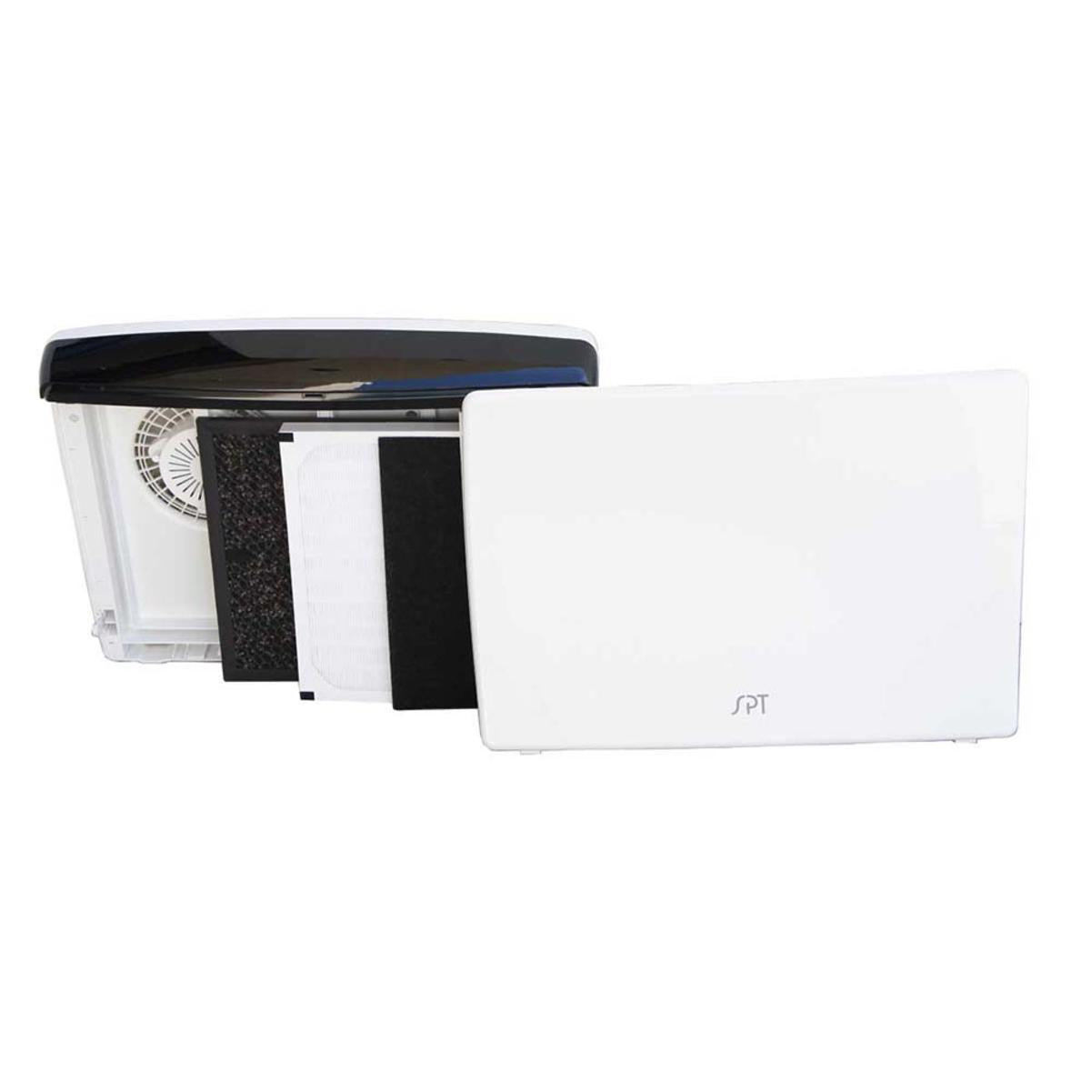 Sunpentown Dual DC-Motor Air Cleaner With Air Quality Detector