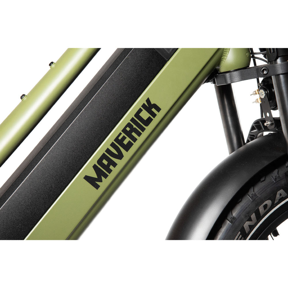  Sunrise Ebikes 1000W Maverick Electric Bike - Green
