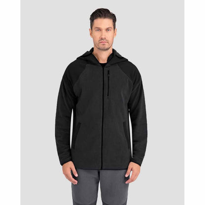  Terramar Mens C-Suite Mammoth Sherpa Fleece Full-Zip Mid-Layer Jacket
