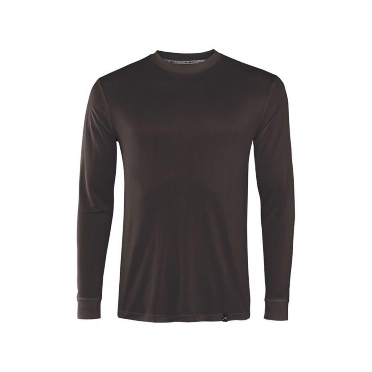  Terramar Mens Thermasilk Jersey 1.0 Long Sleeve Crew - Tall