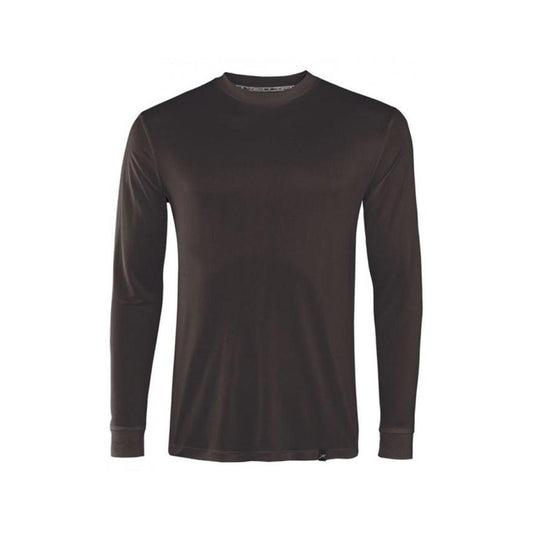  Terramar Mens Thermasilk Jersey 1.0 Long Sleeve Crew - Tall