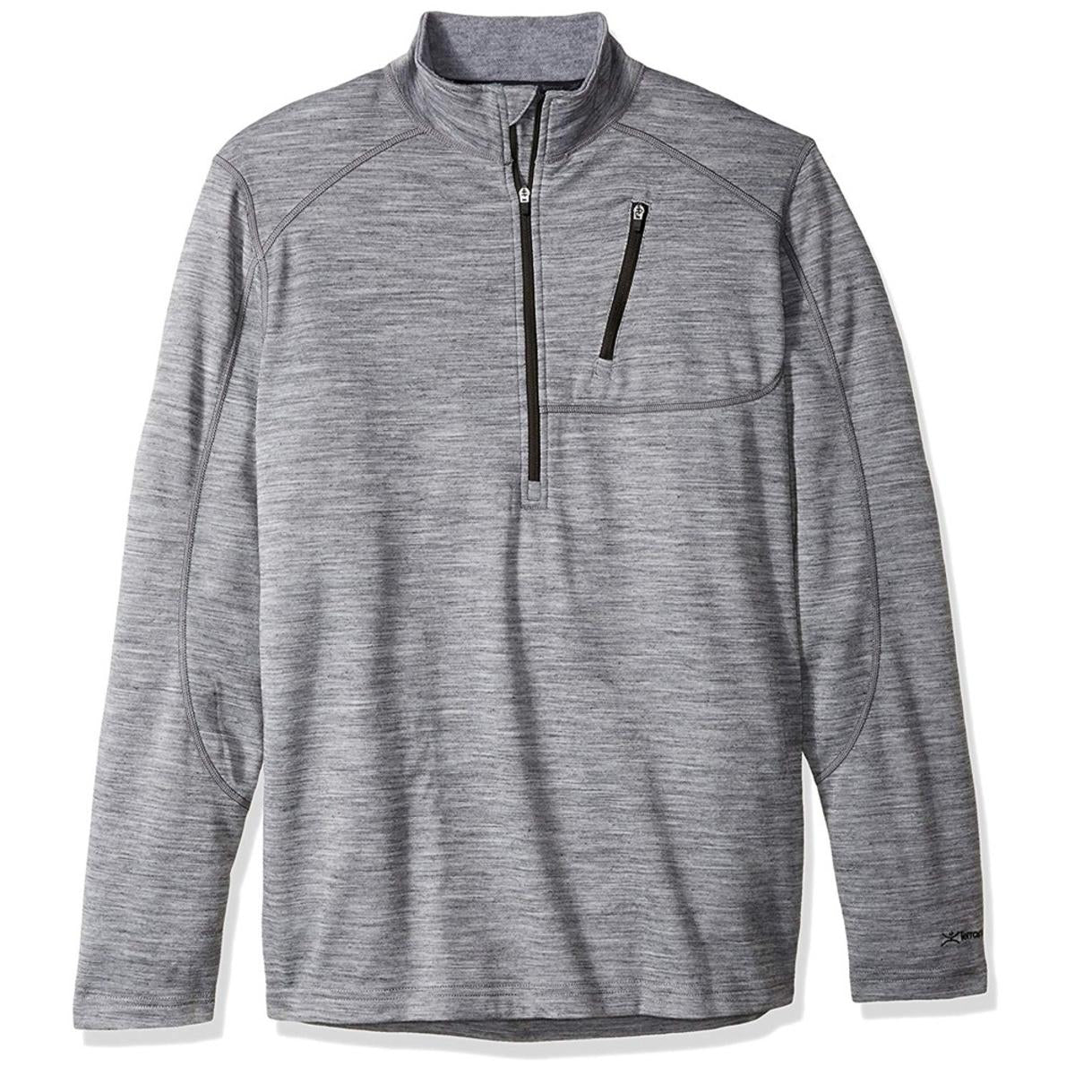  Terramar Mens Thermawool 4.0 Half Zip Pullover