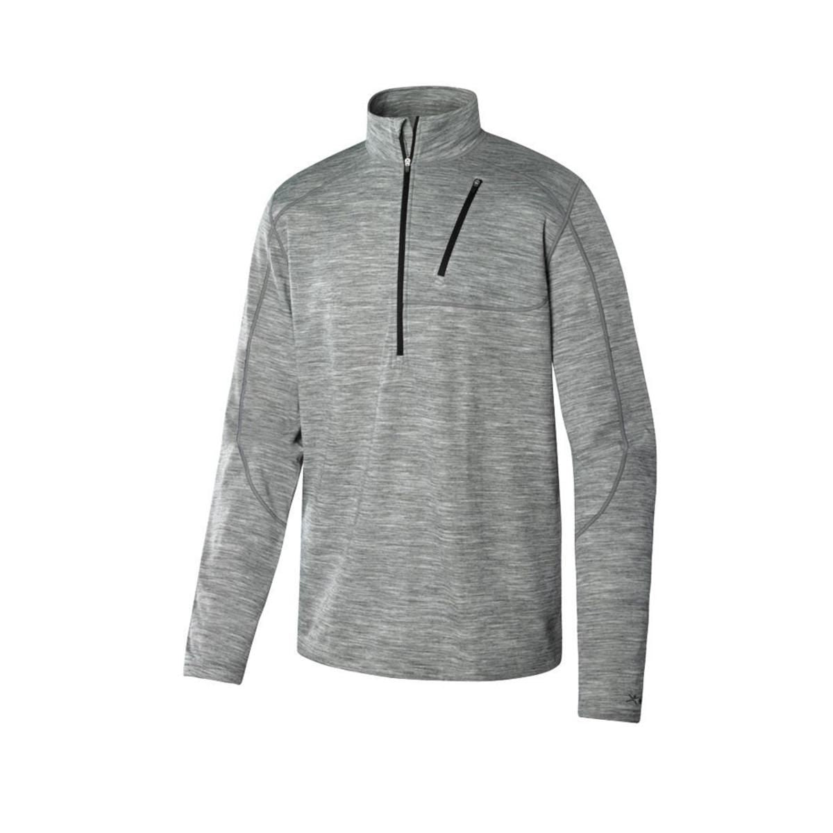  Terramar Mens Thermawool 4.0 Half Zip Pullover