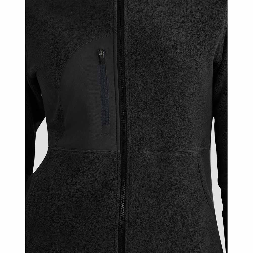  Terramar Womens C-Suite Mammoth Sherpa Fleece Mid-Layer Snap Full Zip Jacket