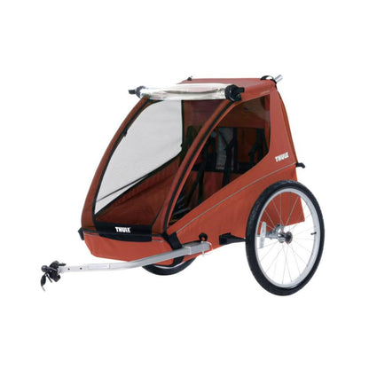  Thule Cadence 2-Seat Bike Trailer - Hot Sauce Red