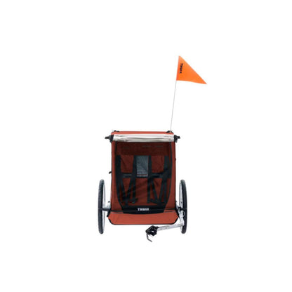  Thule Cadence 2-Seat Bike Trailer - Hot Sauce Red