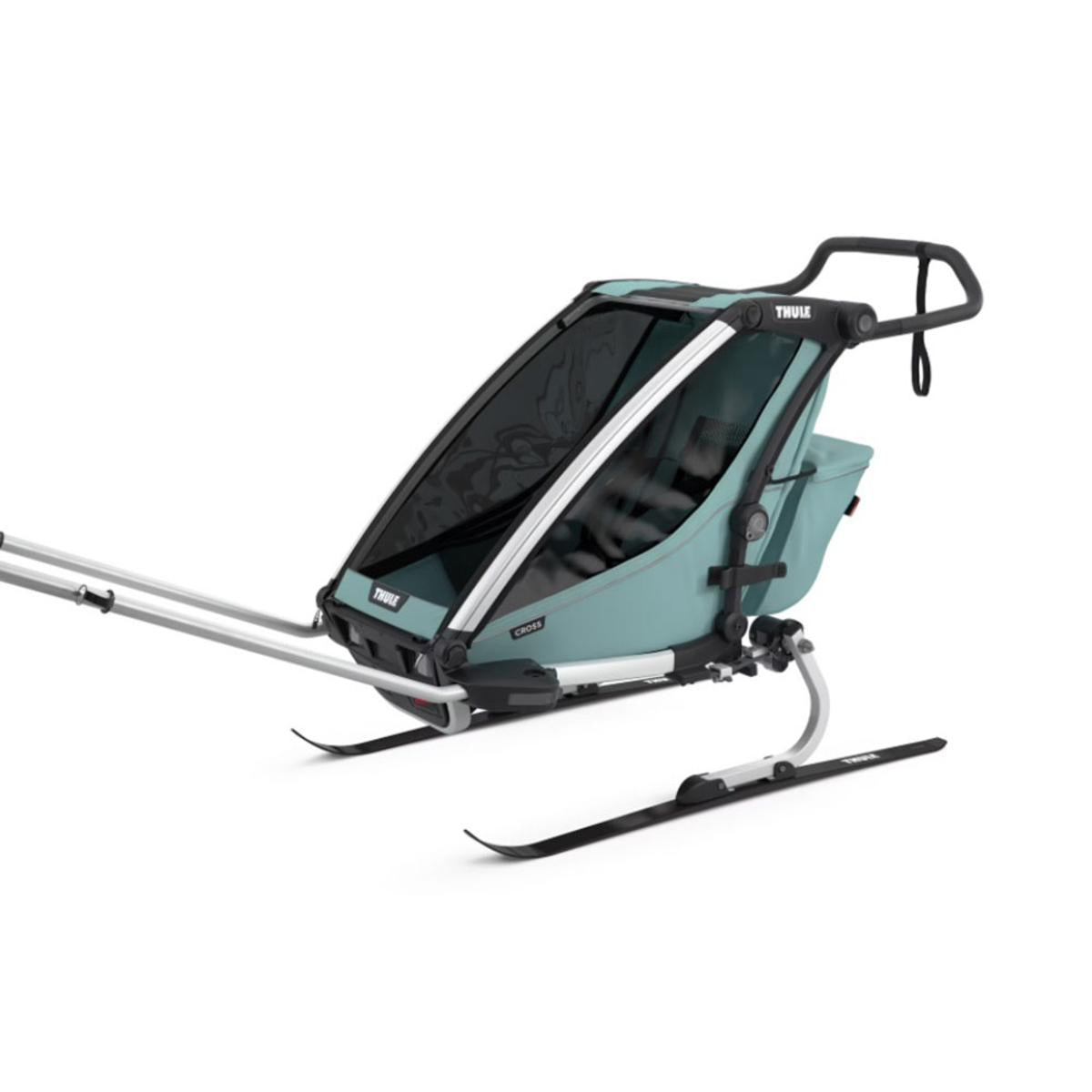  Thule Chariot Cross 1-Seat Multisport Bike Trailer - Alaska Blue