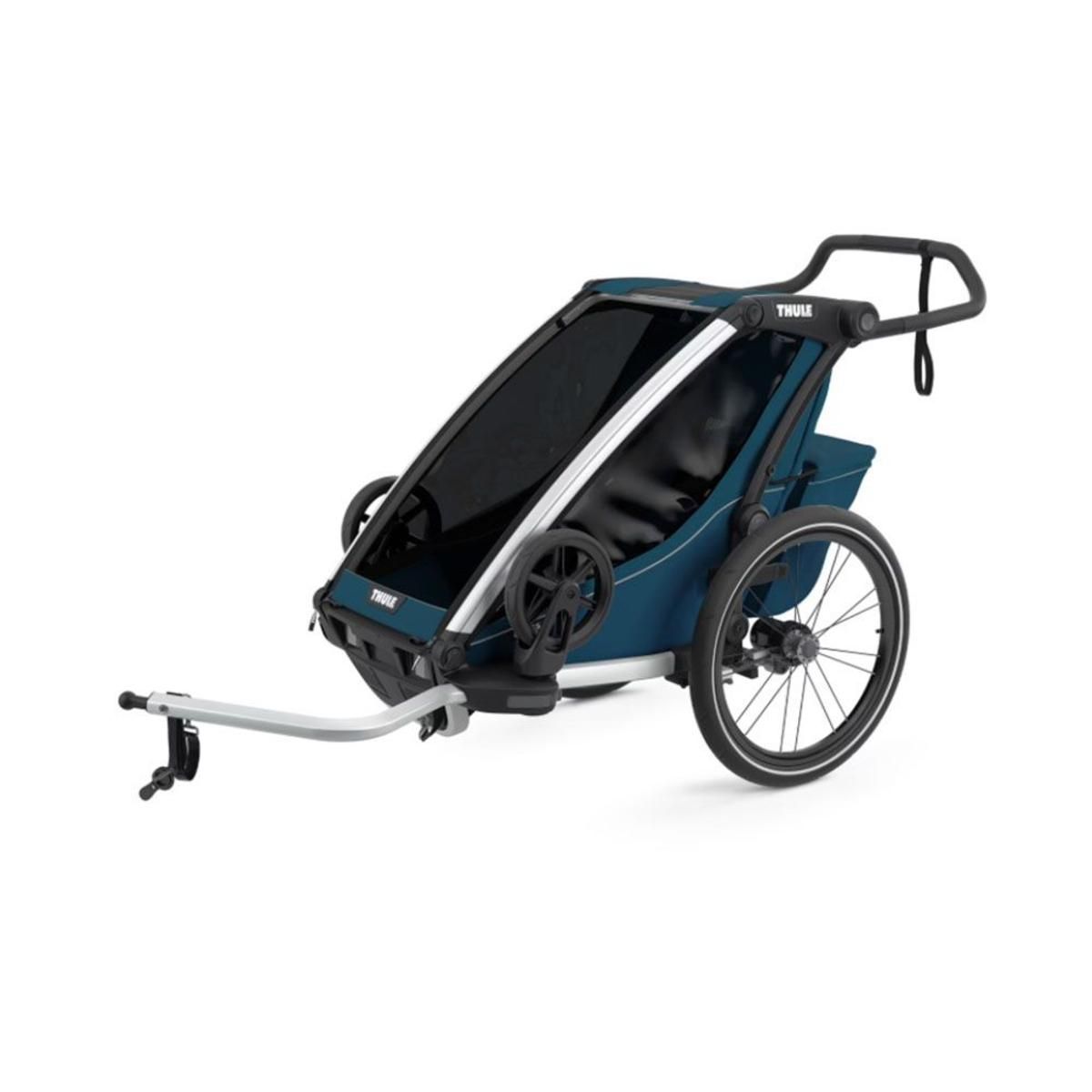  Thule Chariot Cross 1-Seat Multisport Bike Trailer - Majolica Blue