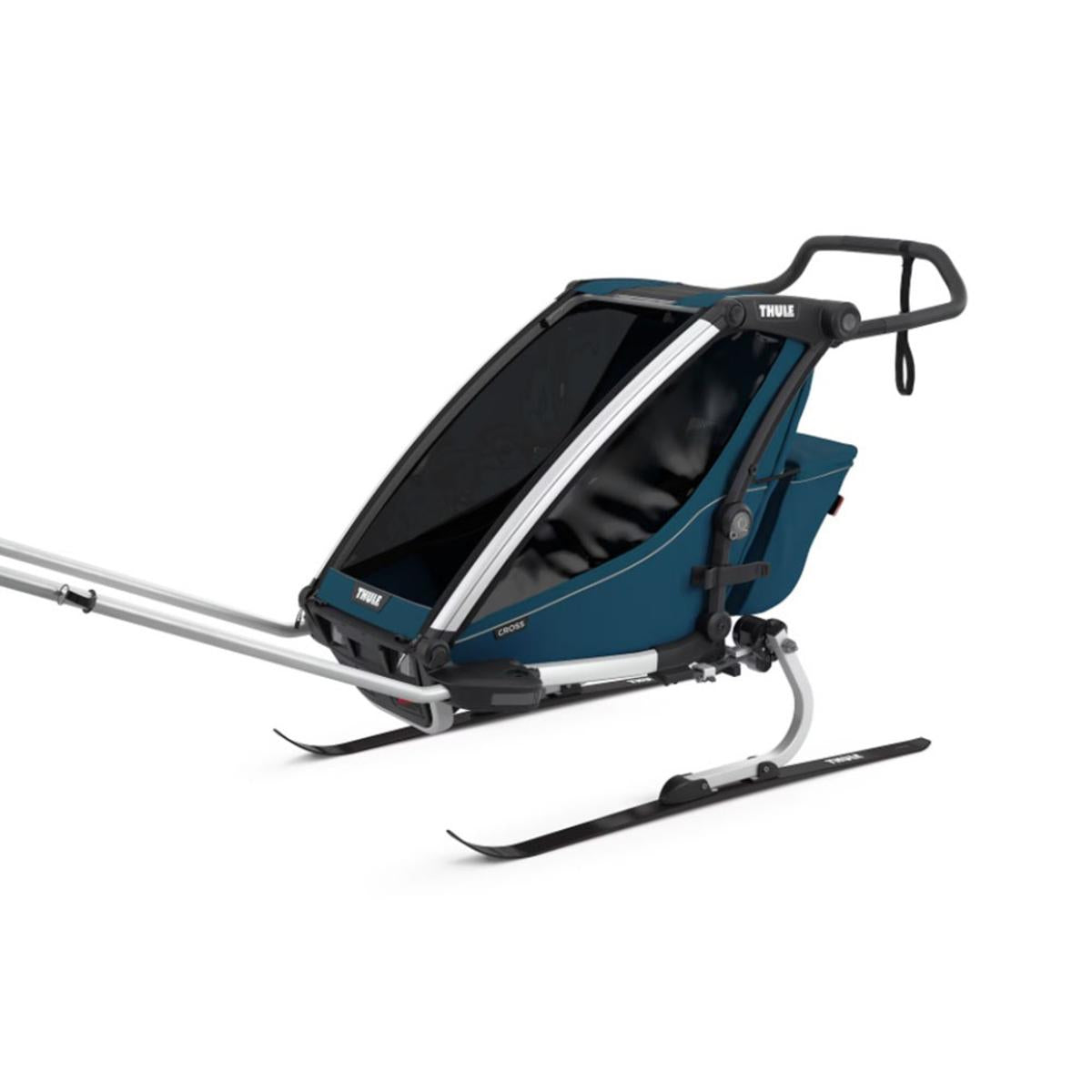  Thule Chariot Cross 1-Seat Multisport Bike Trailer - Majolica Blue