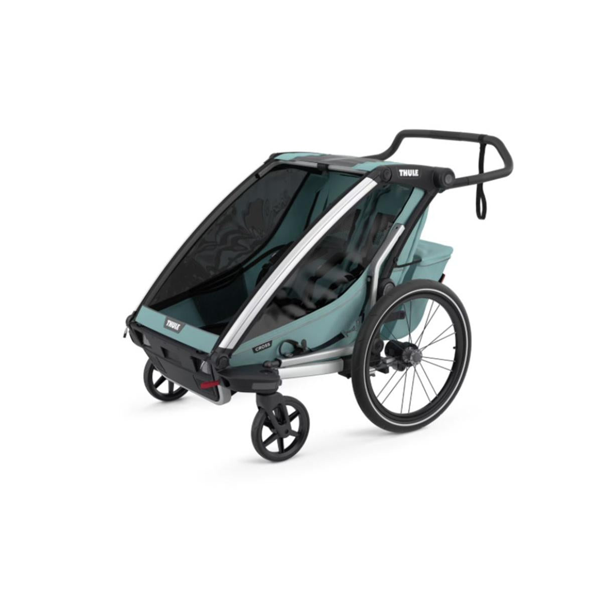  Thule Chariot Cross 2-Seat Multisport Bike Trailer - Alaska Blue