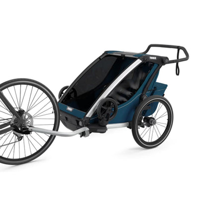  Thule Chariot Cross 2-Seat Multisport Bike Trailer - Majolica Blue