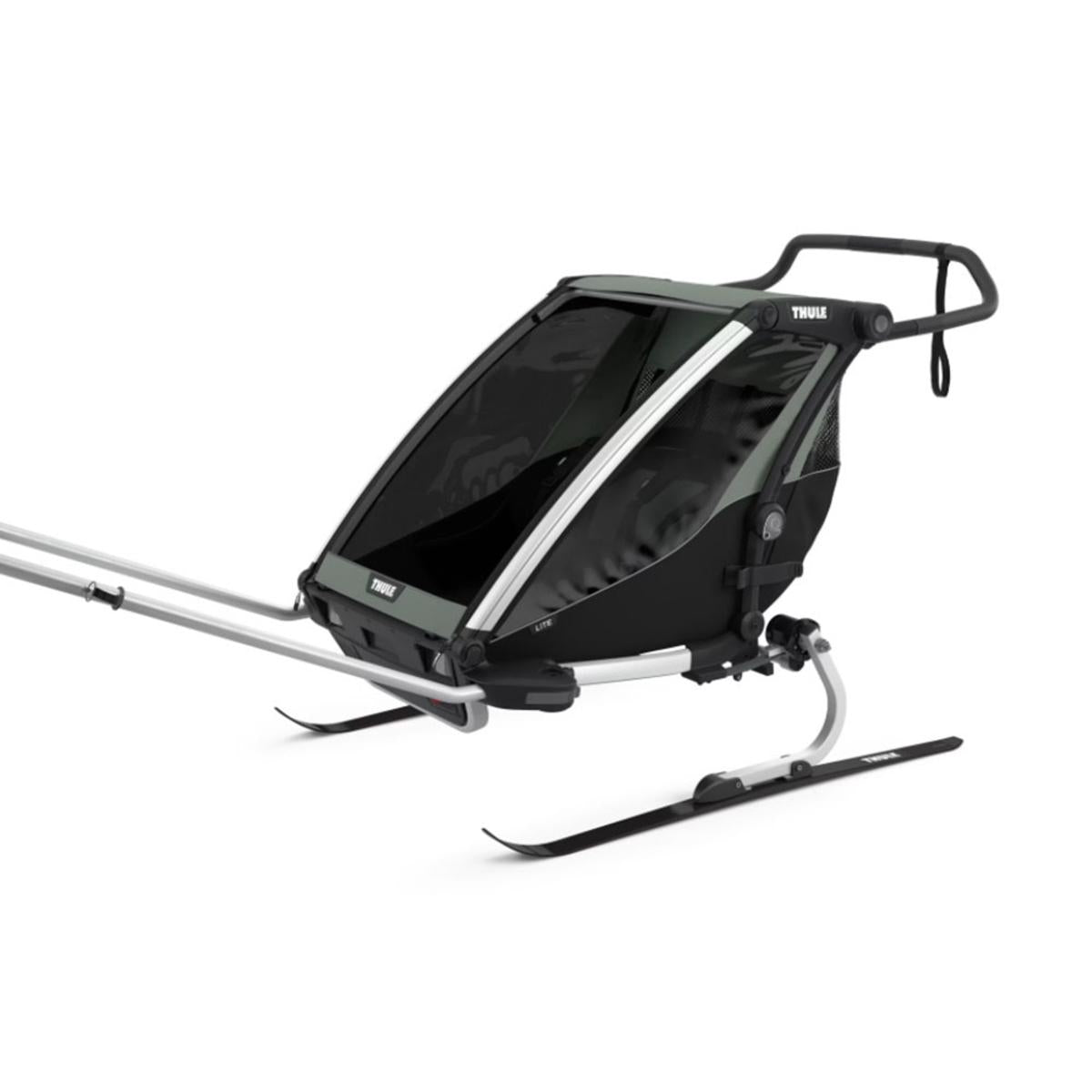  Thule Chariot Lite 2-Seat Multisport Bike Trailer - Agave Green