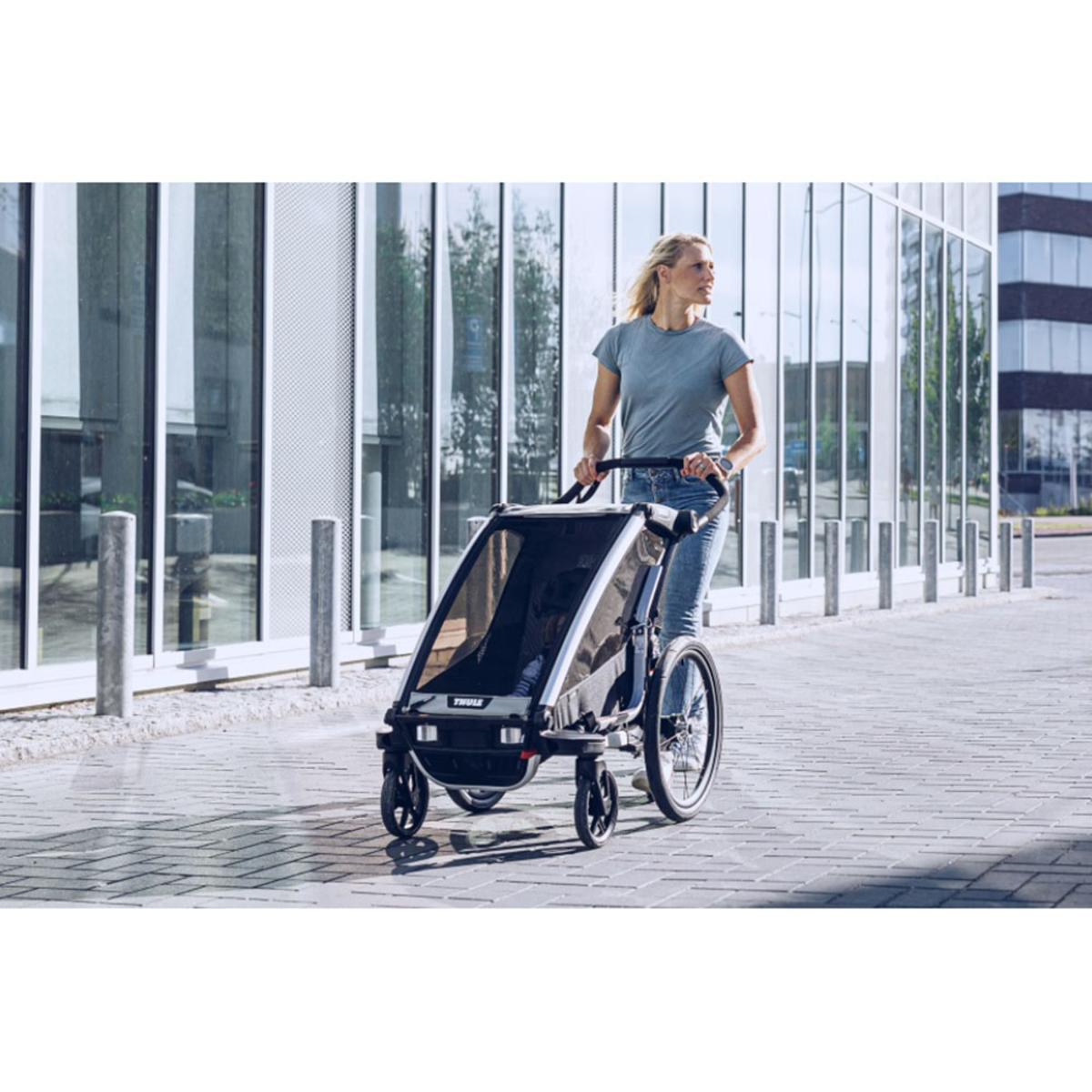  Thule Chariot Lite 2-Seat Multisport Bike Trailer - Agave Green