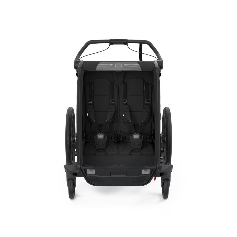  Thule Chariot Sport 2-Seat Multisport Bike Trailer - Midnight Black