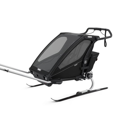  Thule Chariot Sport 2-Seat Multisport Bike Trailer - Midnight Black