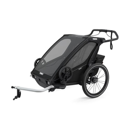  Thule Chariot Sport 2-Seat Multisport Bike Trailer - Midnight Black