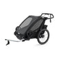  Thule Chariot Sport 2-Seat Multisport Bike Trailer - Midnight Black