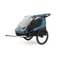  Thule Courier 2-Seat Kids Cargo Bike Trailer - Aegean Blue