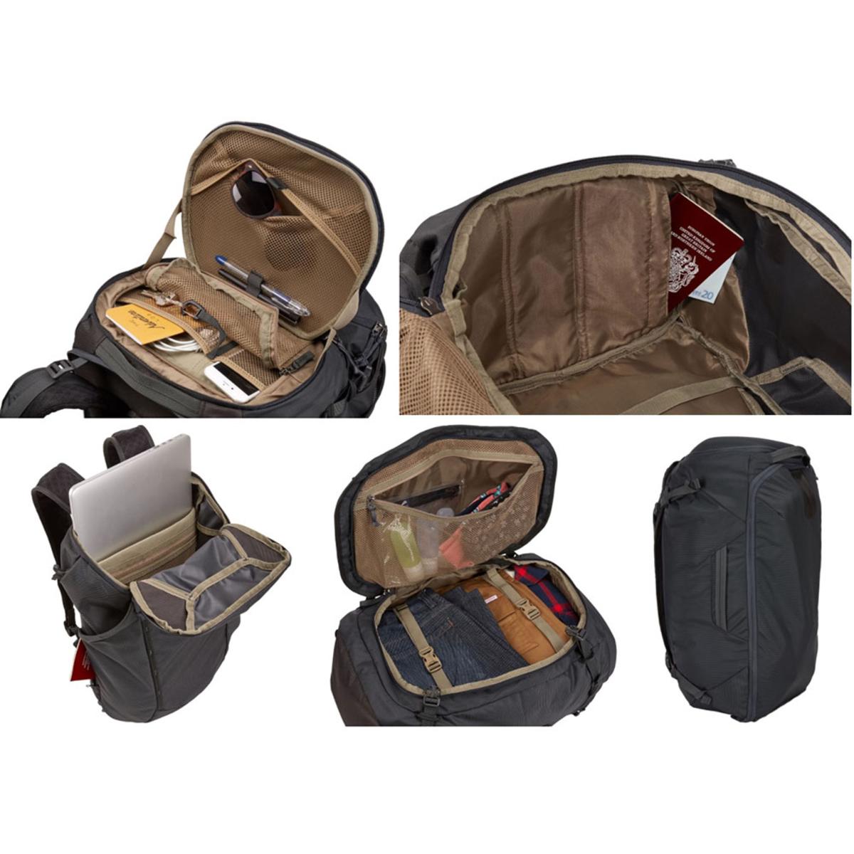  Thule Mens Landmark 70L Travel Backpack With Detachable Daypack