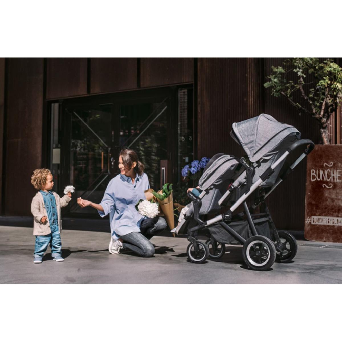  Thule Sleek City Stroller - Aluminium/Gray Melange