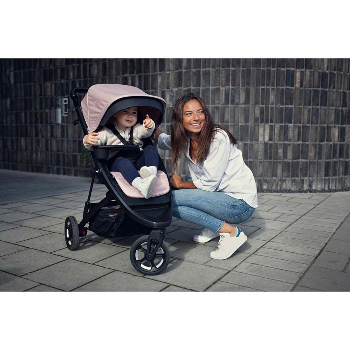  Thule Spring Flexible Stroller - Black/Misty Rose Melange