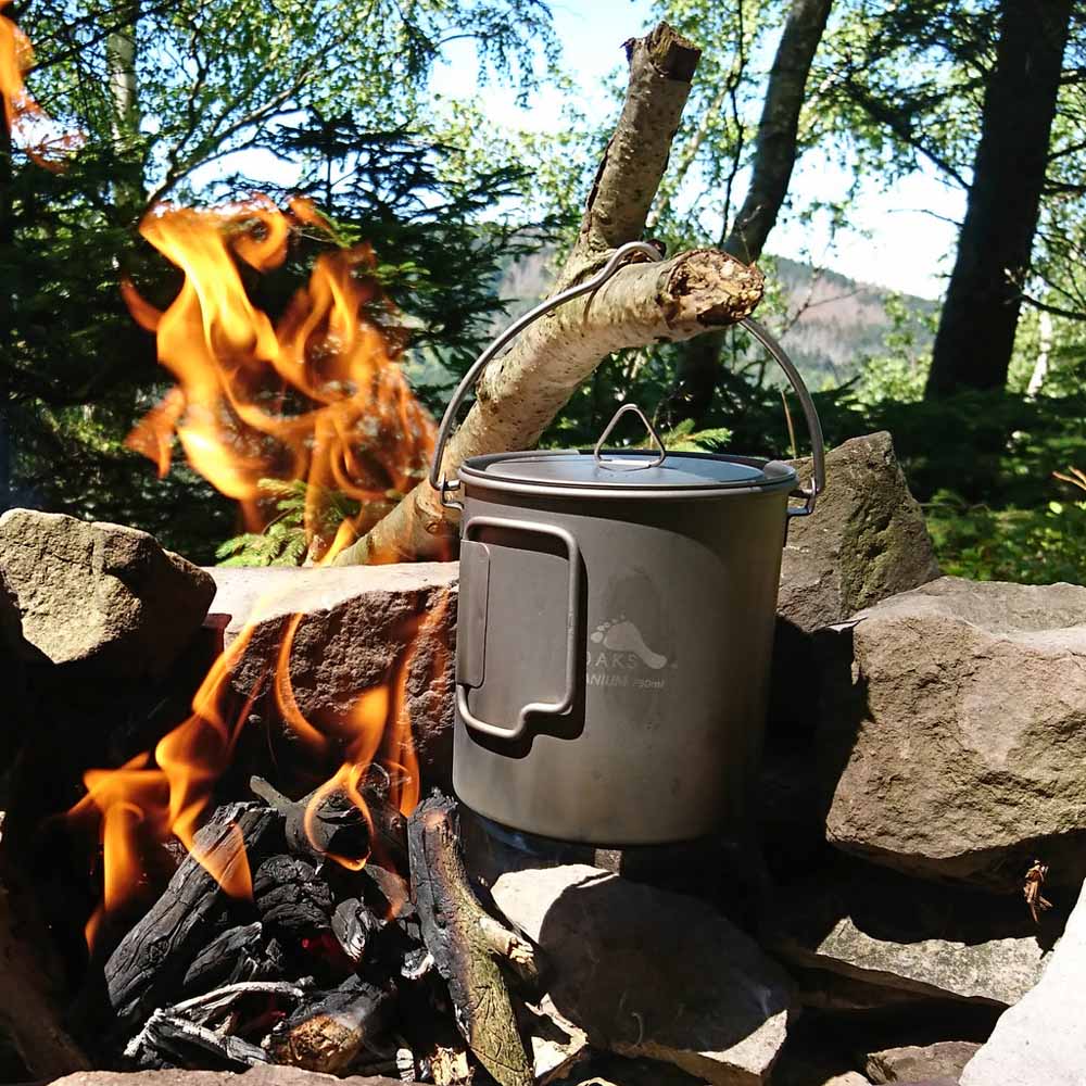  TOAKS Titanium 750ml Pot With Bail Handle
