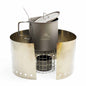  TOAKS Titanium Cook System - Ultra Thin Wall 650ml Pot & Siphon Alcohol Stove With Wire Pot Stand