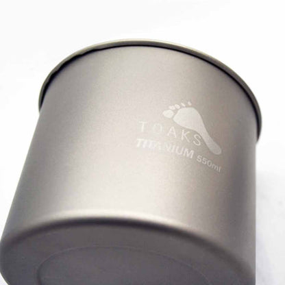  TOAKS Titanium Light 550ml Pot Without Handle