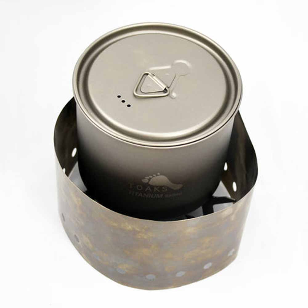  TOAKS Ultralight Titanium Solid Fuel Cook System